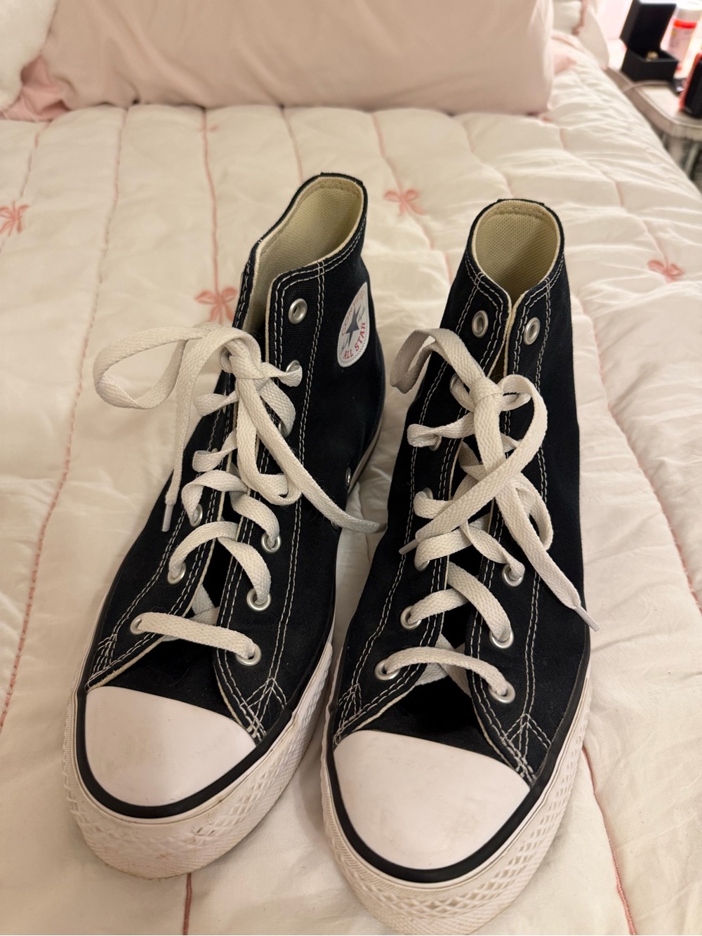 Converse Black and White High-Top Converse